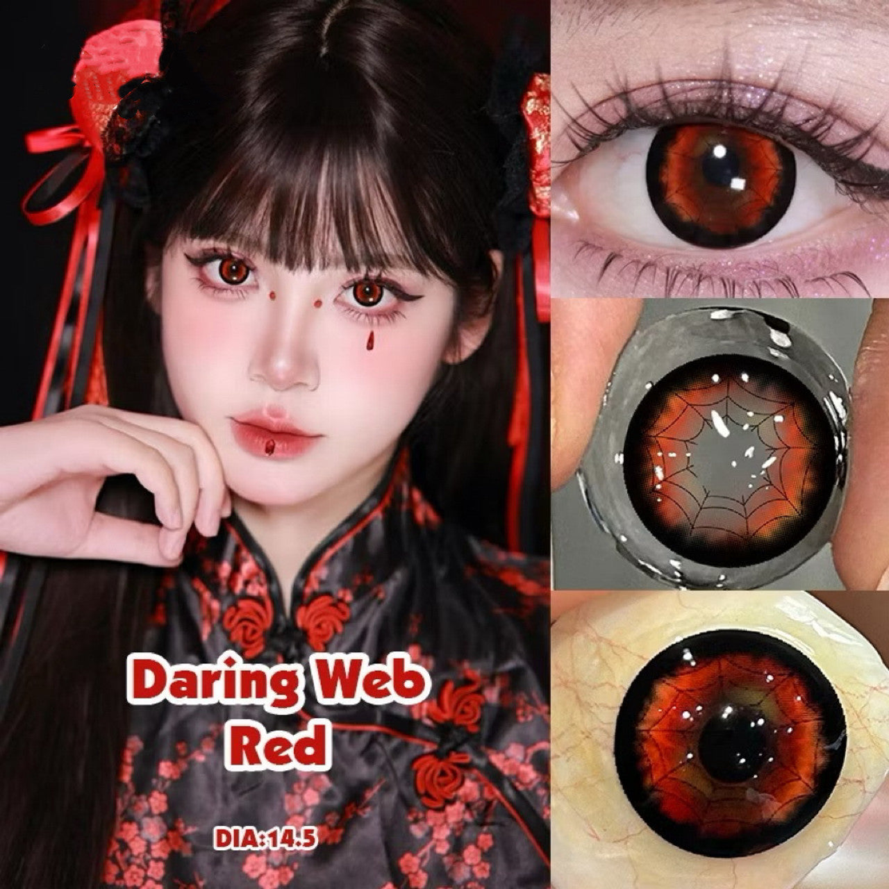 daring web red halloween