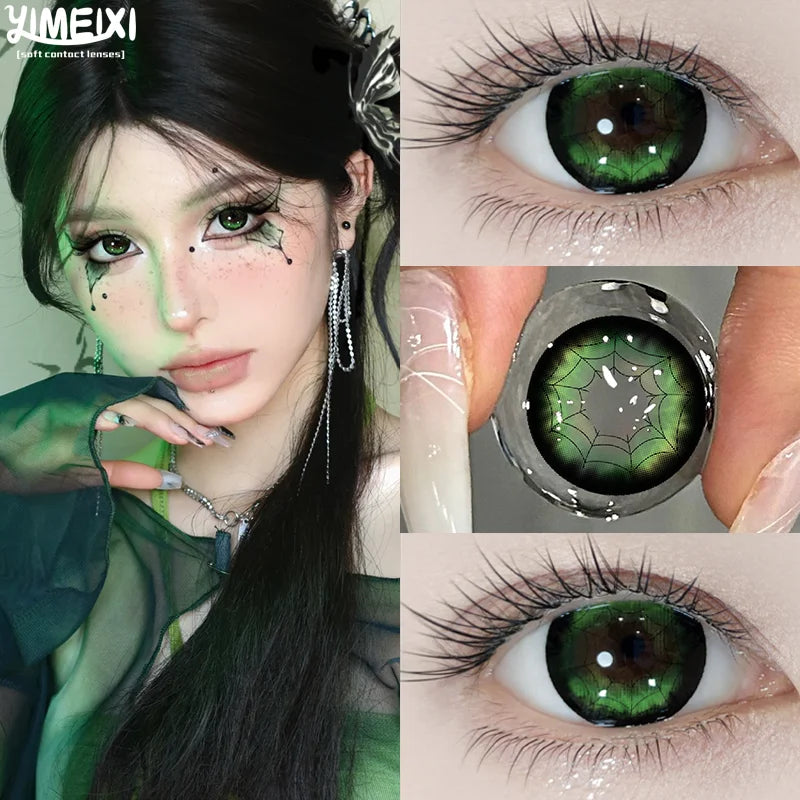 daring web green halloween