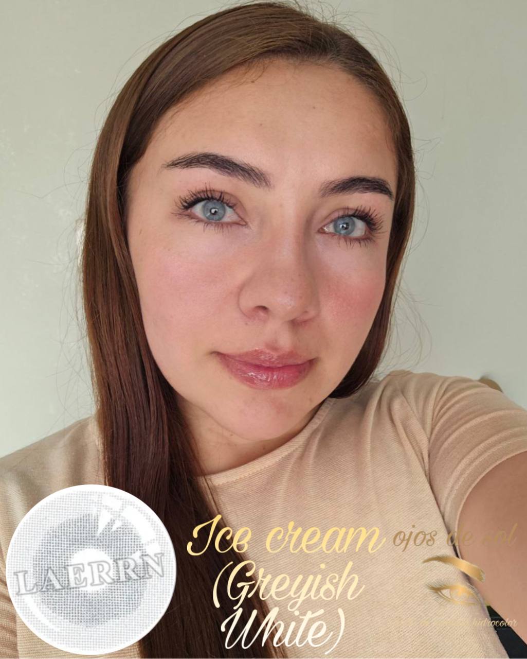 Ice cream (greyish white)