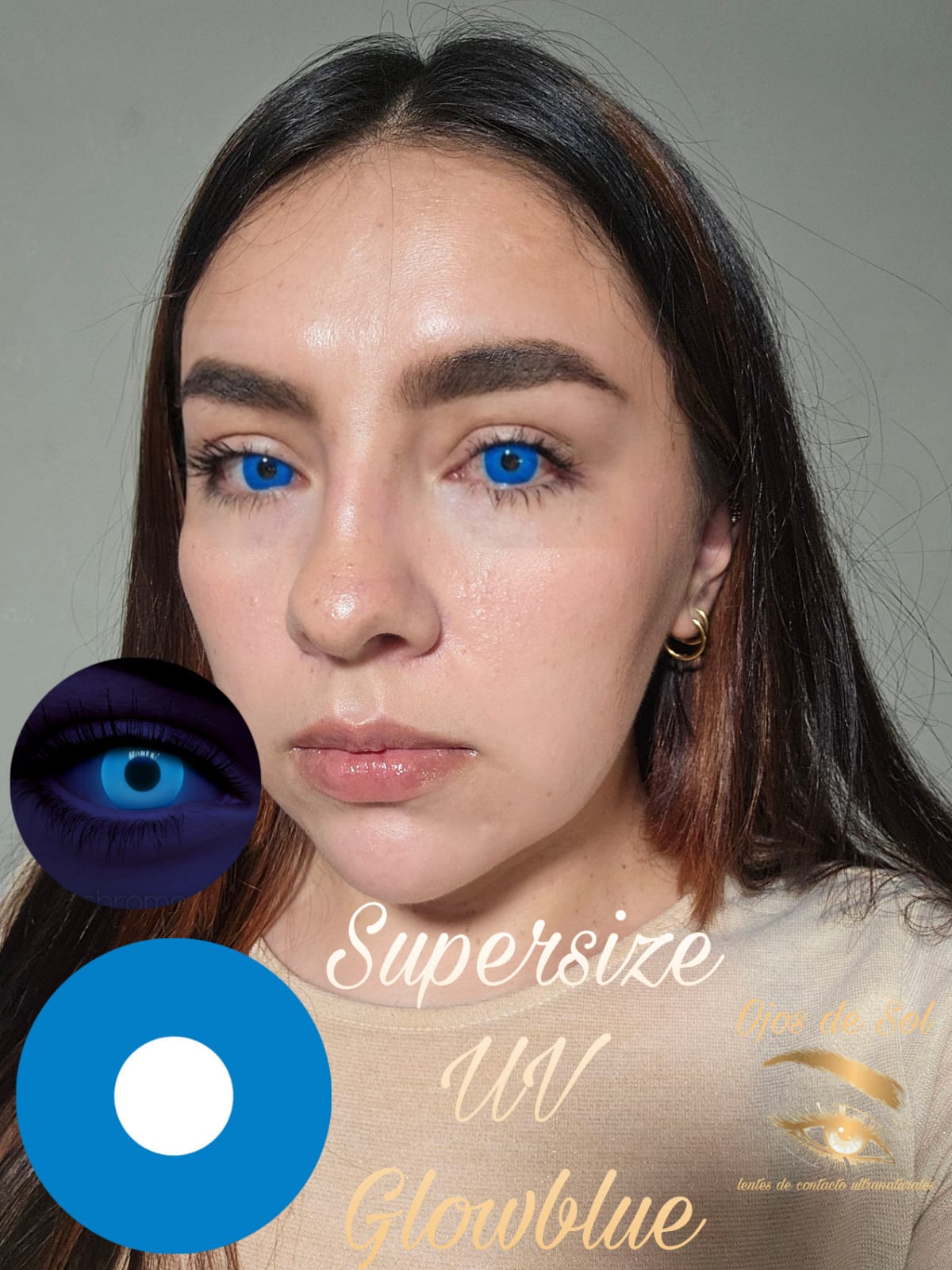 supersize glowblue uv