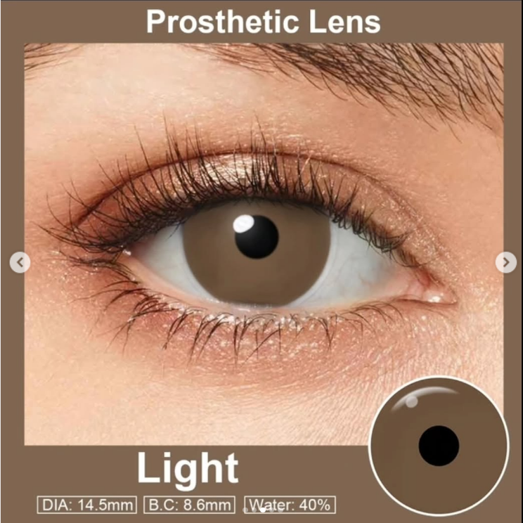 LENTES DE CONTACTO PROTÉSICOS