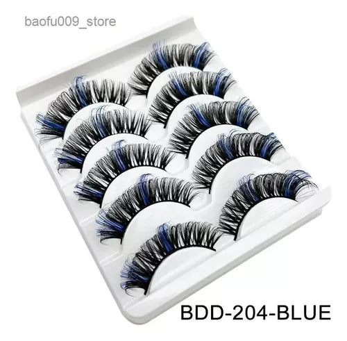 pestañas de colores