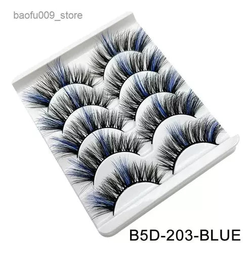 pestañas de colores