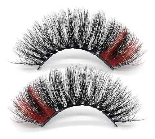 pestañas de colores