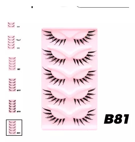 Pestañas efecto anime