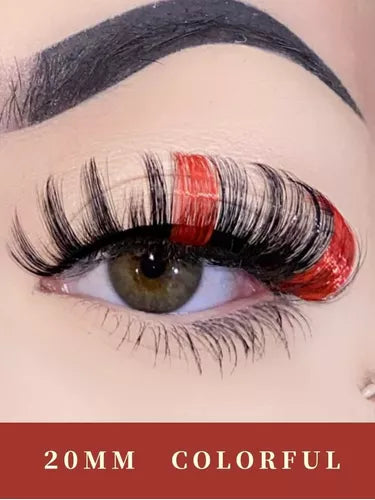 pestañas de colores