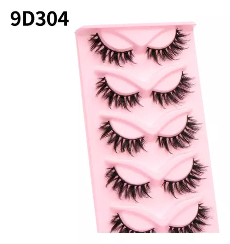 Pestañas efecto anime