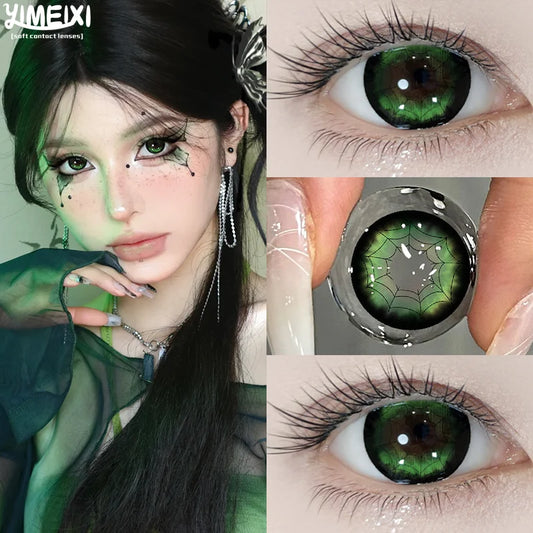 daring web green halloween