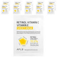 APLB - Mascarilla Facial Retinol Vitamin C Vitamin E Sheet Mask Set