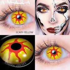 scary yellow halloween