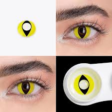 CATS EYES YELLOW halloween