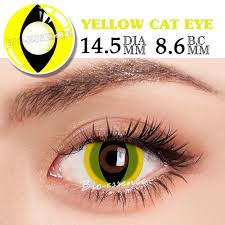 CATS EYES YELLOW halloween